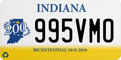 IN license plate 995VMO