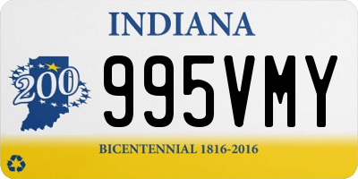 IN license plate 995VMY