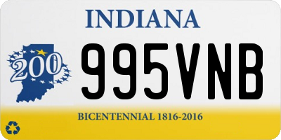 IN license plate 995VNB