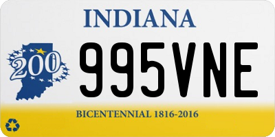 IN license plate 995VNE