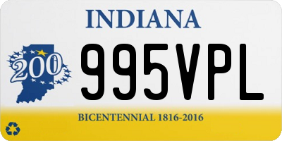 IN license plate 995VPL