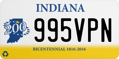 IN license plate 995VPN