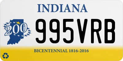 IN license plate 995VRB