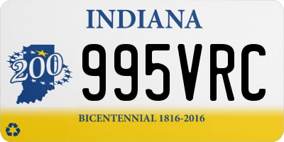 IN license plate 995VRC