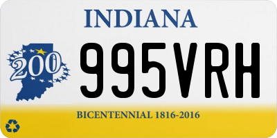 IN license plate 995VRH