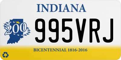 IN license plate 995VRJ