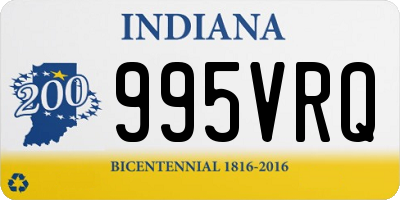 IN license plate 995VRQ