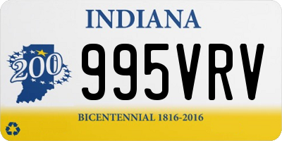 IN license plate 995VRV