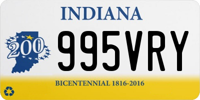 IN license plate 995VRY