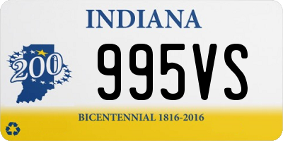 IN license plate 995VS