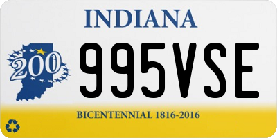 IN license plate 995VSE