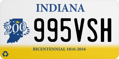 IN license plate 995VSH
