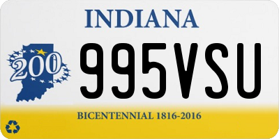 IN license plate 995VSU