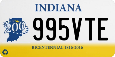 IN license plate 995VTE