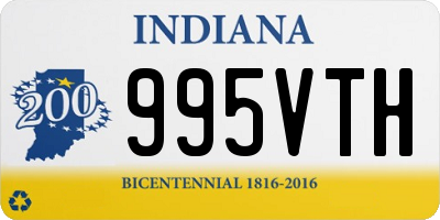 IN license plate 995VTH