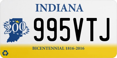 IN license plate 995VTJ