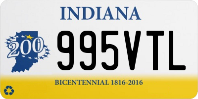 IN license plate 995VTL