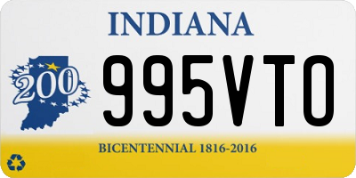 IN license plate 995VTO