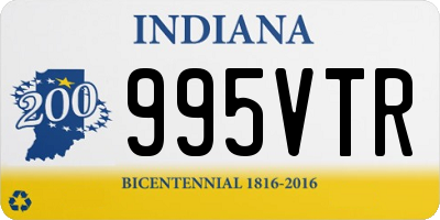 IN license plate 995VTR