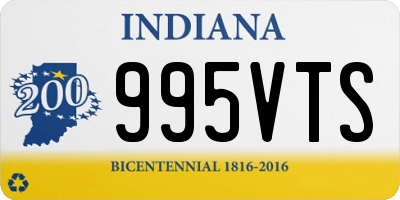 IN license plate 995VTS