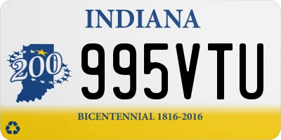 IN license plate 995VTU