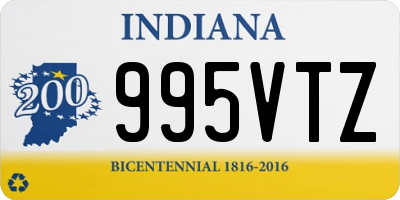 IN license plate 995VTZ