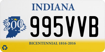 IN license plate 995VVB