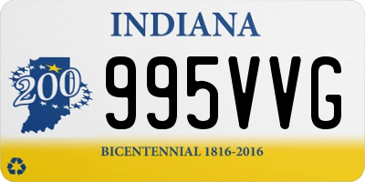 IN license plate 995VVG