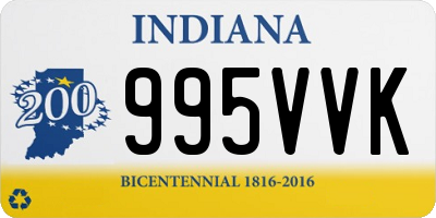 IN license plate 995VVK