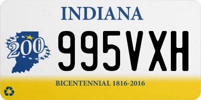 IN license plate 995VXH