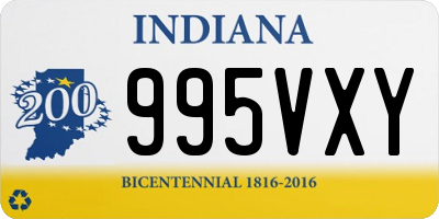 IN license plate 995VXY