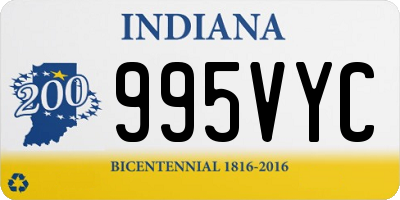 IN license plate 995VYC