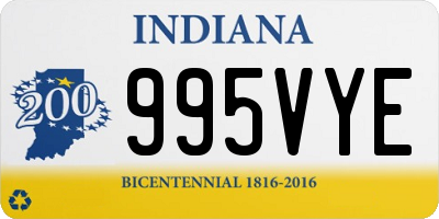 IN license plate 995VYE