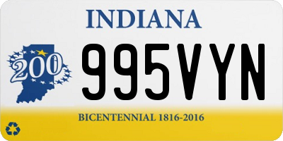 IN license plate 995VYN