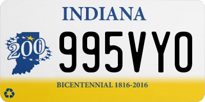 IN license plate 995VYO