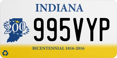 IN license plate 995VYP