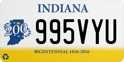 IN license plate 995VYU