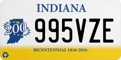 IN license plate 995VZE