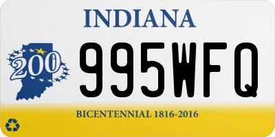 IN license plate 995WFQ