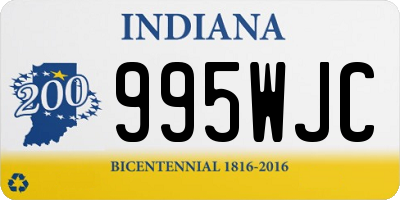 IN license plate 995WJC