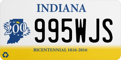 IN license plate 995WJS