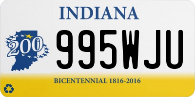 IN license plate 995WJU