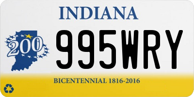 IN license plate 995WRY