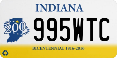 IN license plate 995WTC