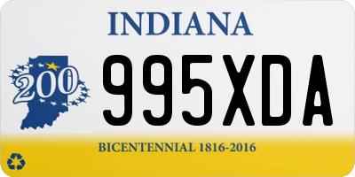 IN license plate 995XDA