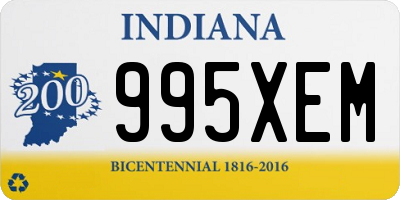 IN license plate 995XEM