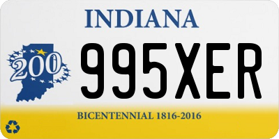 IN license plate 995XER