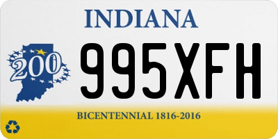 IN license plate 995XFH