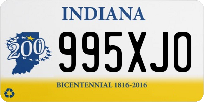 IN license plate 995XJO