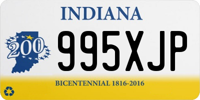 IN license plate 995XJP